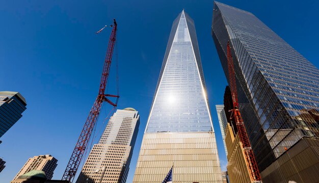 World Trade Center in New York downtown USA