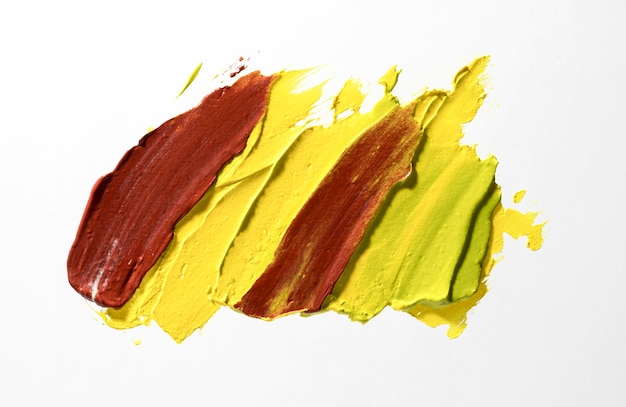 Free photo yellow and brown brush stroke concept