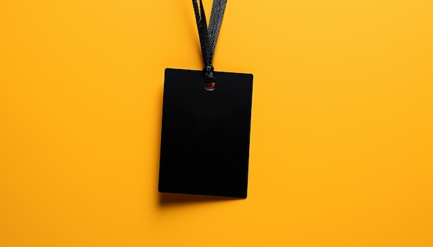 Free photo yellow paper hanging symbol of success education gift generated by artificial intelligence