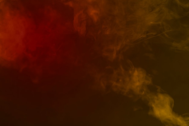 Free Photo yellow smoke mixing with red