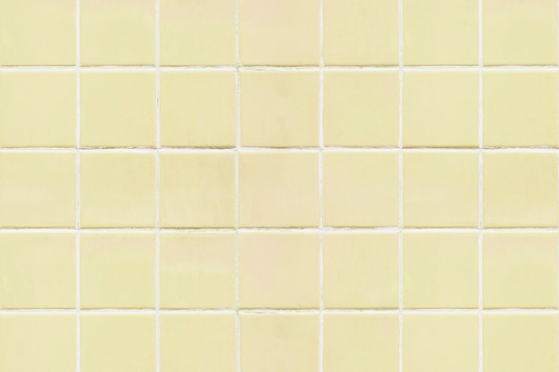 Free Photo yellow square tiled texture background