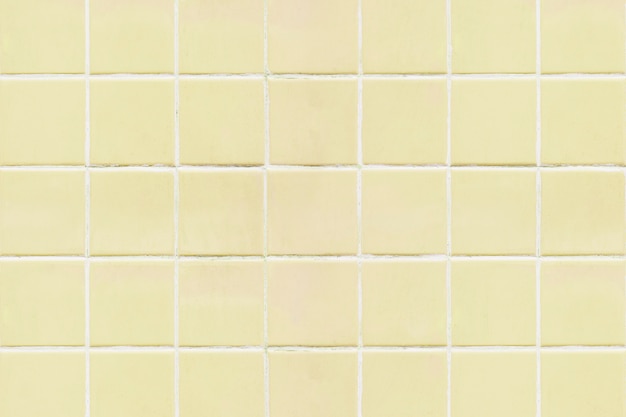 Yellow square tiled texture background