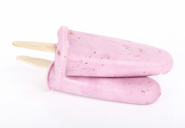 Free photo yogurt popsicles