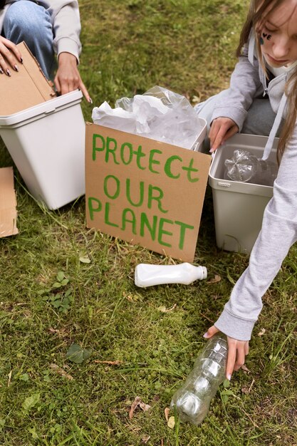 Young activist taking action