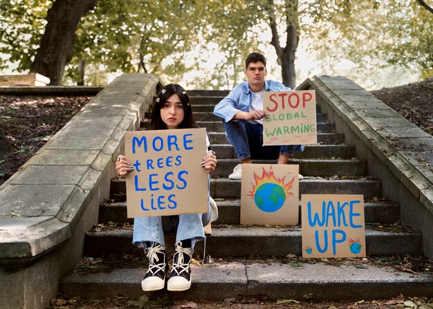 Young activists taking action