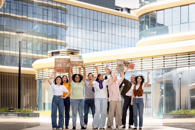 Young activists taking action