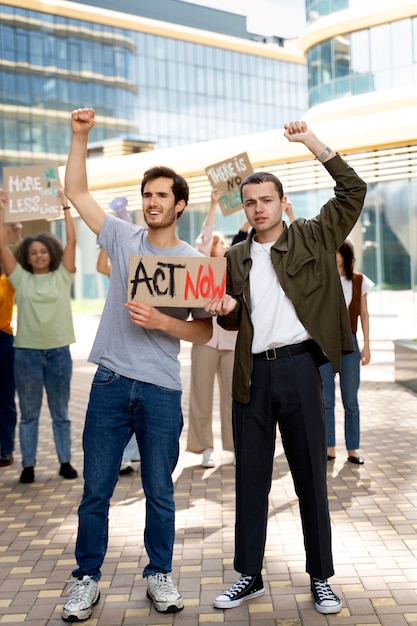 Young activists taking action