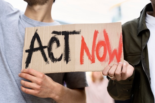 Young activists taking action