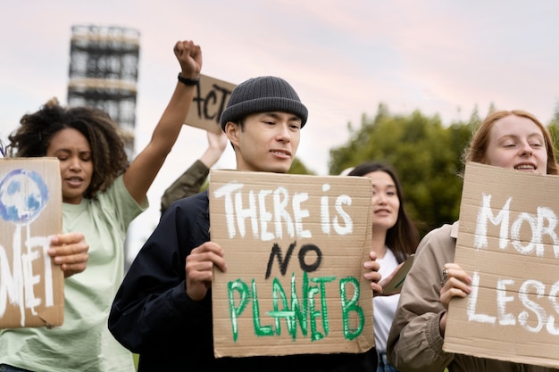 Young activists taking action