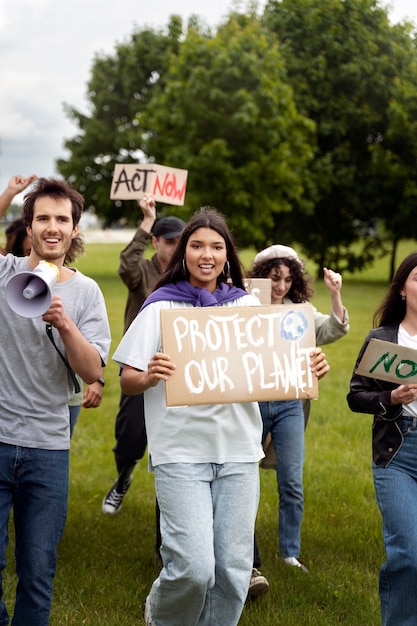 Young activists taking action