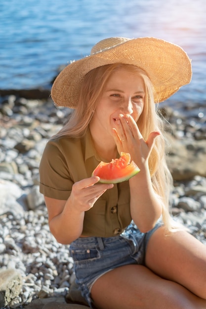 Free Photo young adult enjoying life after covid