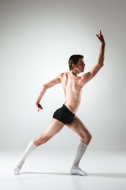 The young attractive modern ballet dancer