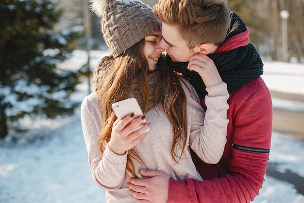 Free Photo young couple