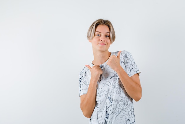 Free Photo young girl showing a good hand sign on white background