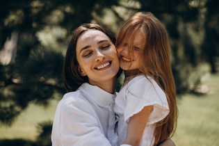 Mother and daughter photos