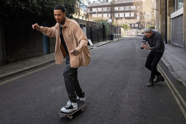 Young people on london streets