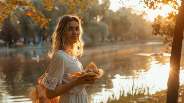 Free photo young person enjoying a meal