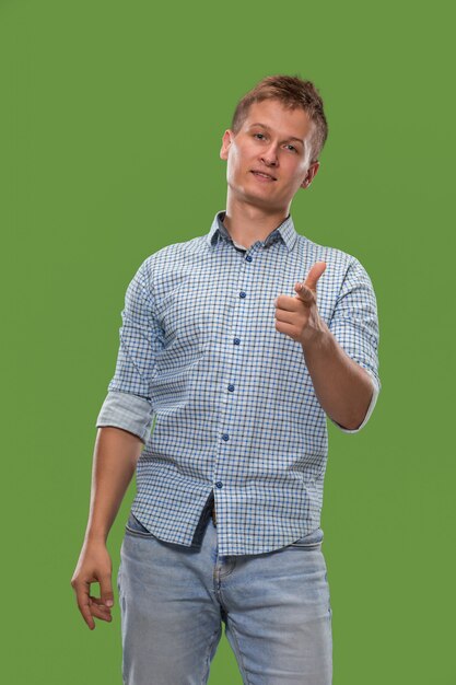 Young serious thoughtful businessman