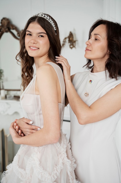 Young woman celebrating her quinceanera