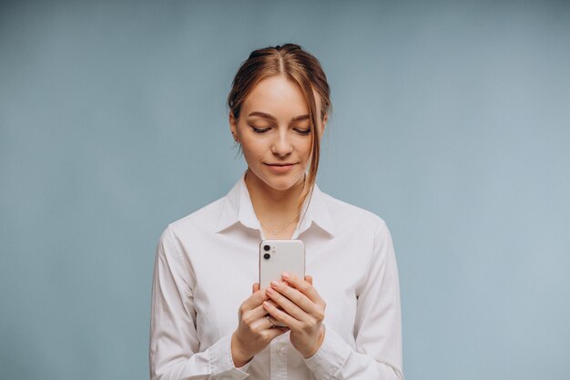 Young woman using mobile phone