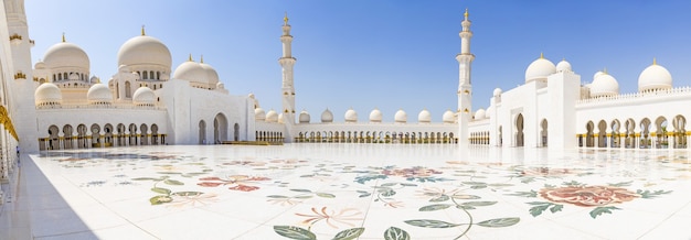 Zayed Grand Mosque Center Abu Dhabi, the United Arab Emirates