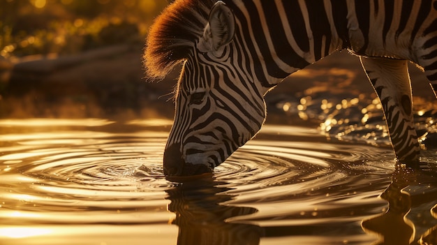 Zebra in the wild