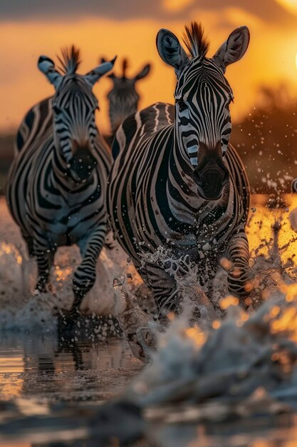 Zebra in the wild