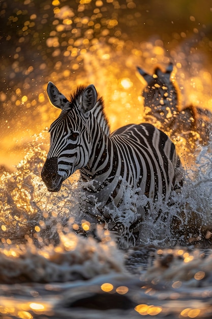 Zebra in the wild