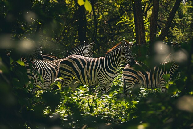 Zebra in the wild