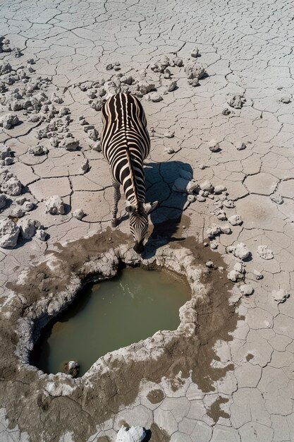 Zebra in the wild