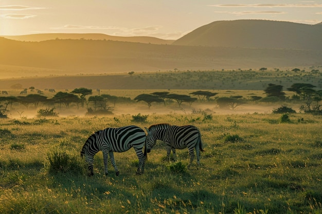 Zebra in the wild