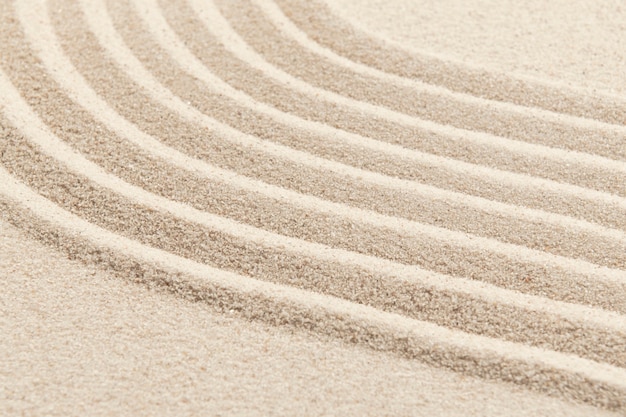 Free Photo zen sand wave textured background in mindfulness concept