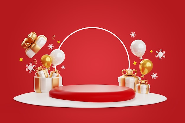 Free PSD 3d background for christmas season celebration