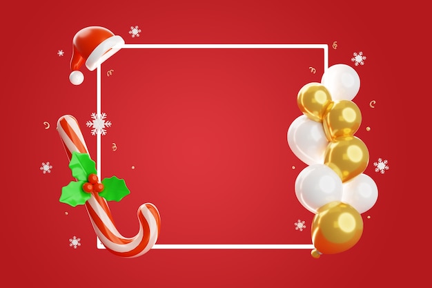 Free PSD 3d background for christmas season celebration