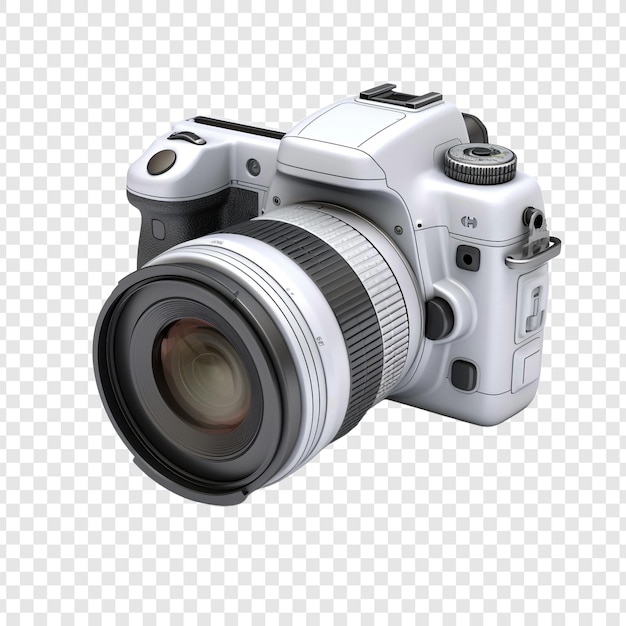 3d Camera isolated on transparent background