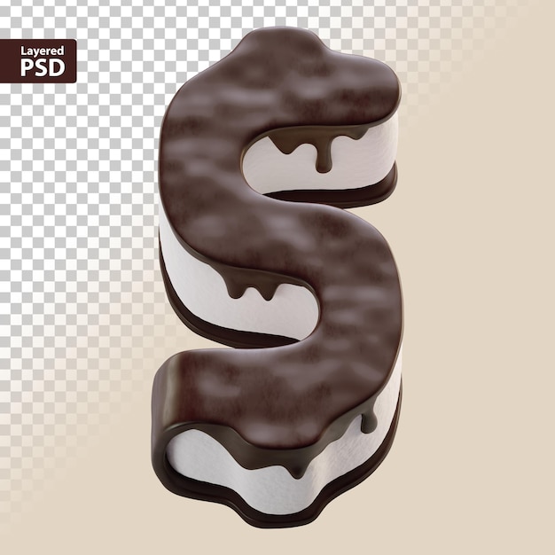 3d chocolate cake dollar sign