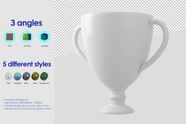 Free PSD 3d cup icon