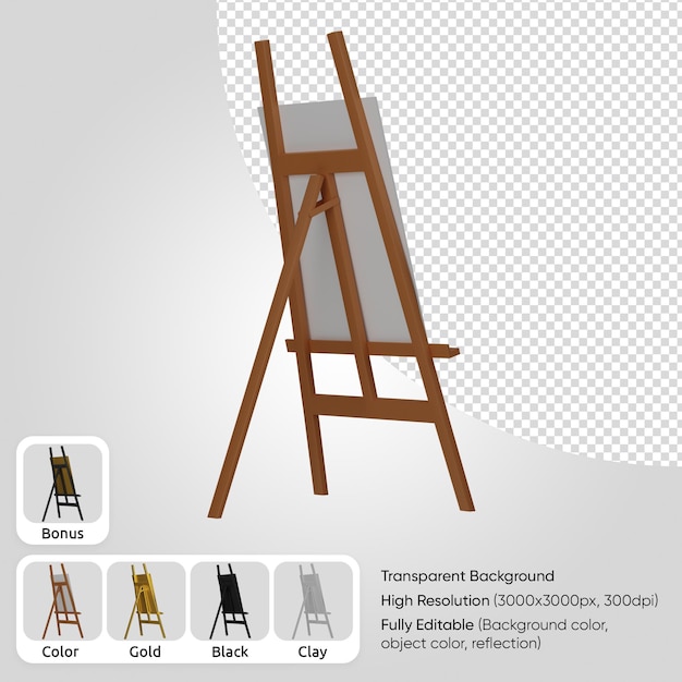 3d easel