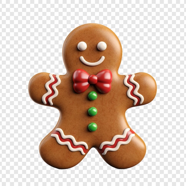 3d Gingerbread Man Merry Christmas Cookie