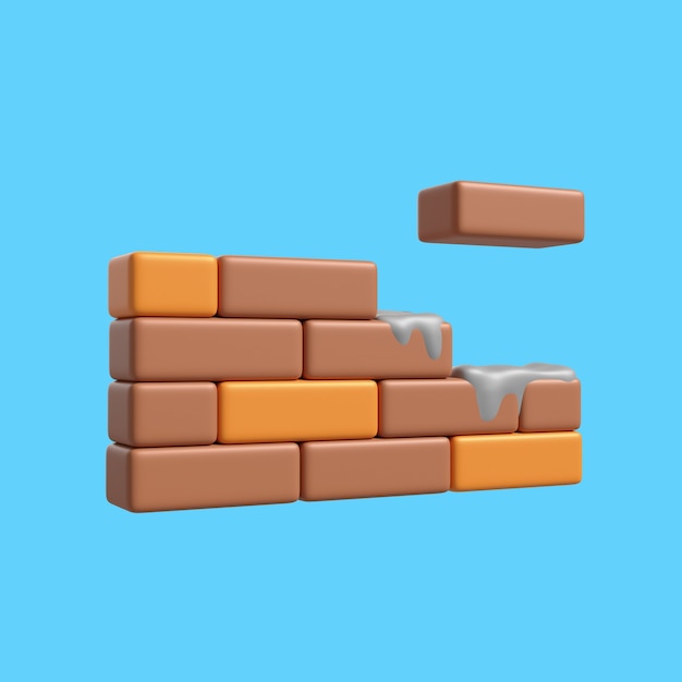 3d icon for construction field