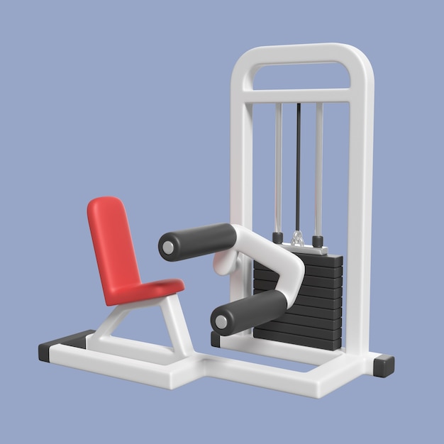 Free PSD 3d icon for gym and exercise