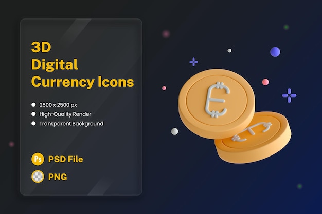 Free PSD 3d icon illustration euro currency trader