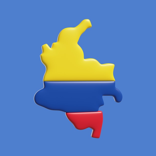 Free PSD 3d icon with traditional colombian representation