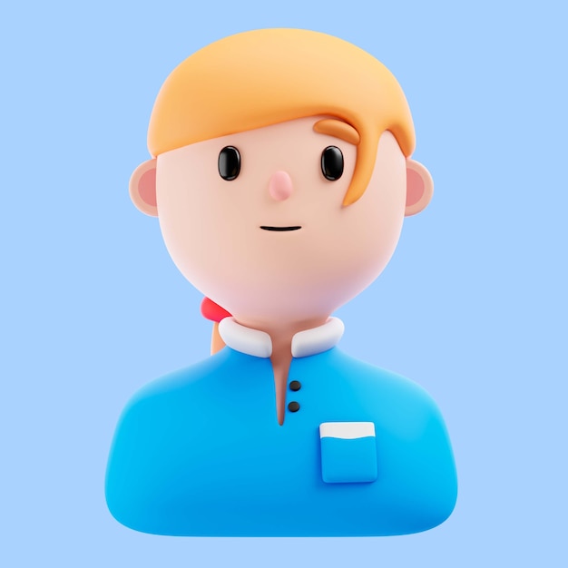 3d illustration of person