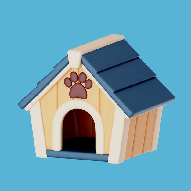 Free PSD 3d illustration with pet essential icon