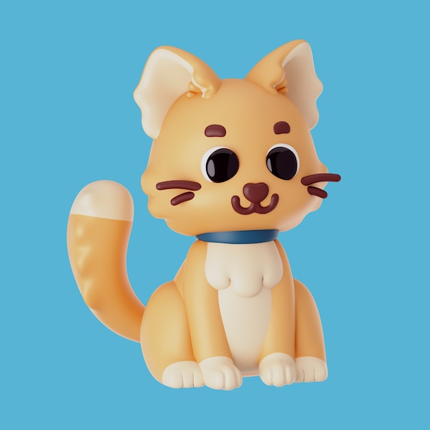 Free PSD 3d illustration with pet essential icon