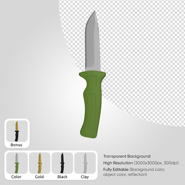 3d knife