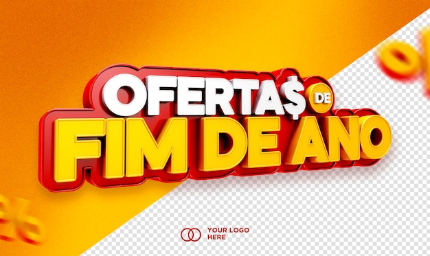 Free PSD 3d label end of year deals in brazil