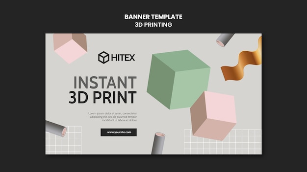 3d printing banner template