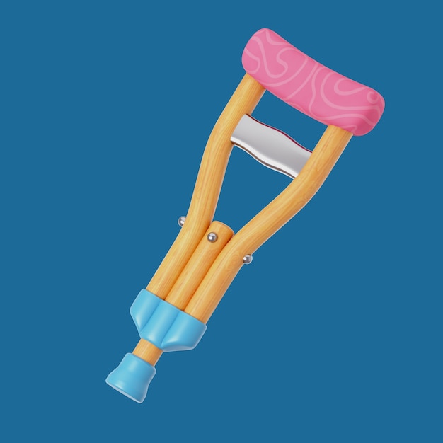 Free PSD 3d render of disability icon